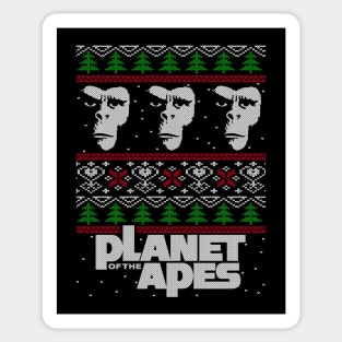 Ugly Christmas Sweater - Planet of the APES Sticker